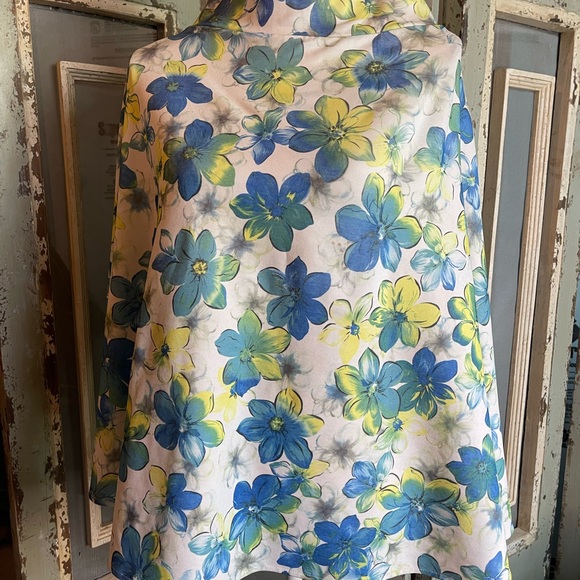 One of a Kind Vintage Floral Print Women's Skirt - Picture 7 of 8